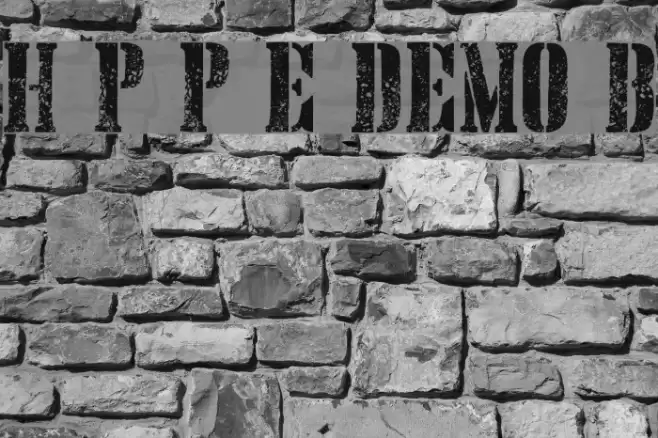 Hand Printing Press Eroded DEMO Bold Font examples