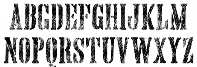 Hand Printing Press Meshed_demo Шрифта ВЕРХНИЙ