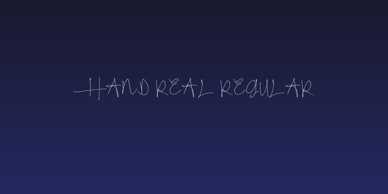 Hand Real Regular Social Header