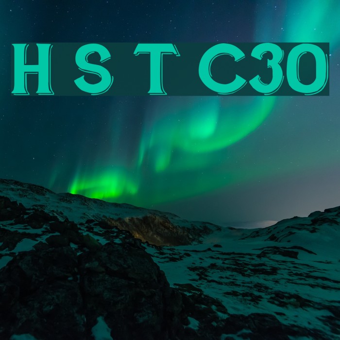 Hand Shop Typography C30_demo Font examples
