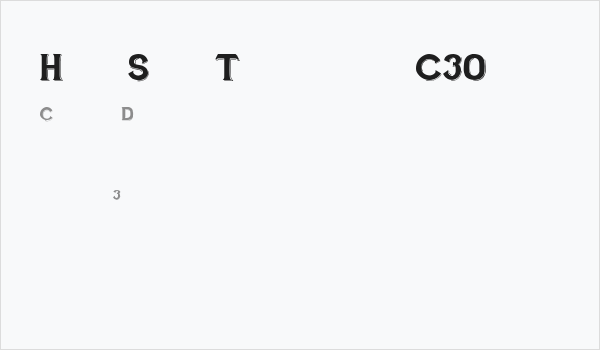 Hand Shop Typography C30_demo Business Card