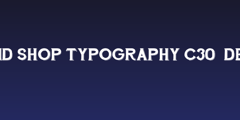 Hand Shop Typography C30_demo Social Header