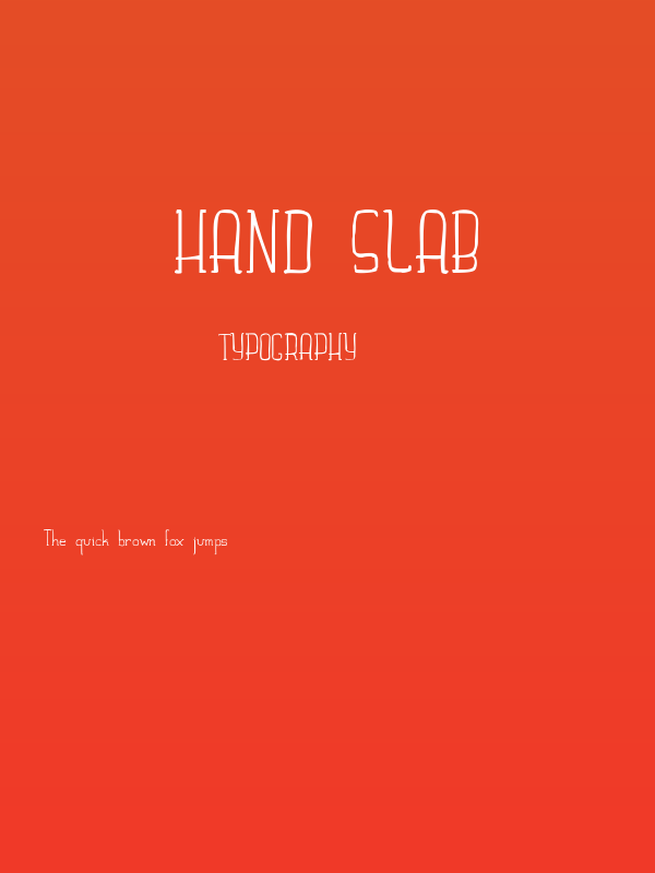 Hand Slab Poster