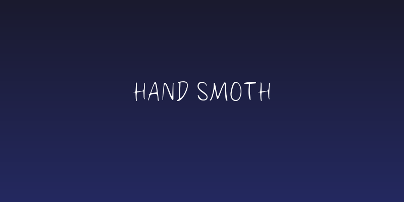 Hand Smoth Social Header