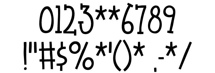 Hand Soup DEMO Font OTHER CHARS