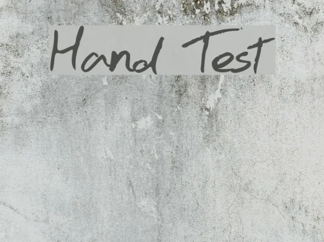Hand Test Example 2