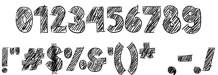 Hand Write Font OTHER CHARS