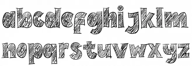 Hand Write Fuentes MINÚSCULAS