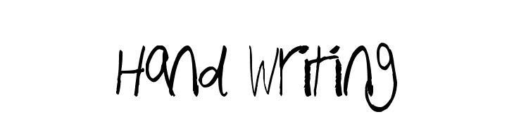 Hand Writing  नि: शुल्क फ़ॉन्ट्स डाउनलोड