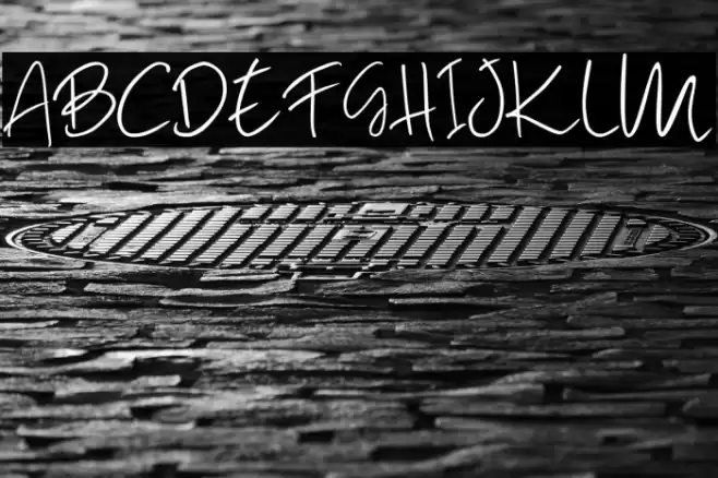 Hand note Font examples