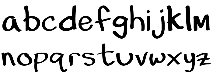 Hand of Diesel Font LOWERCASE