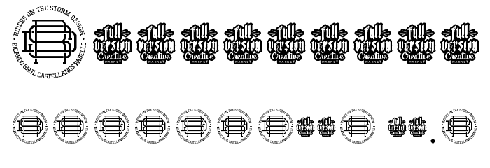 Hand of Doom Font OTHER CHARS
