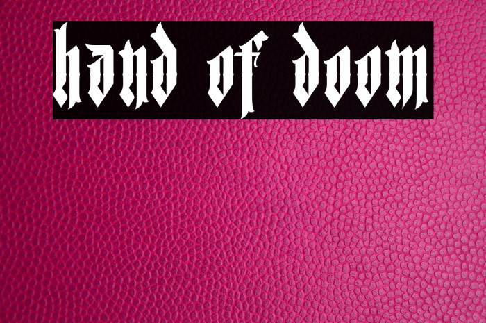 Hand of Doom Example 3