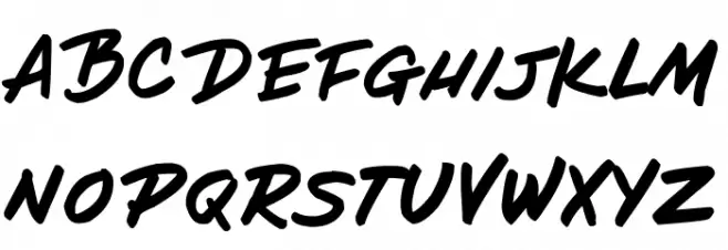 Hand of Henry Schriftart Gro&szlig;