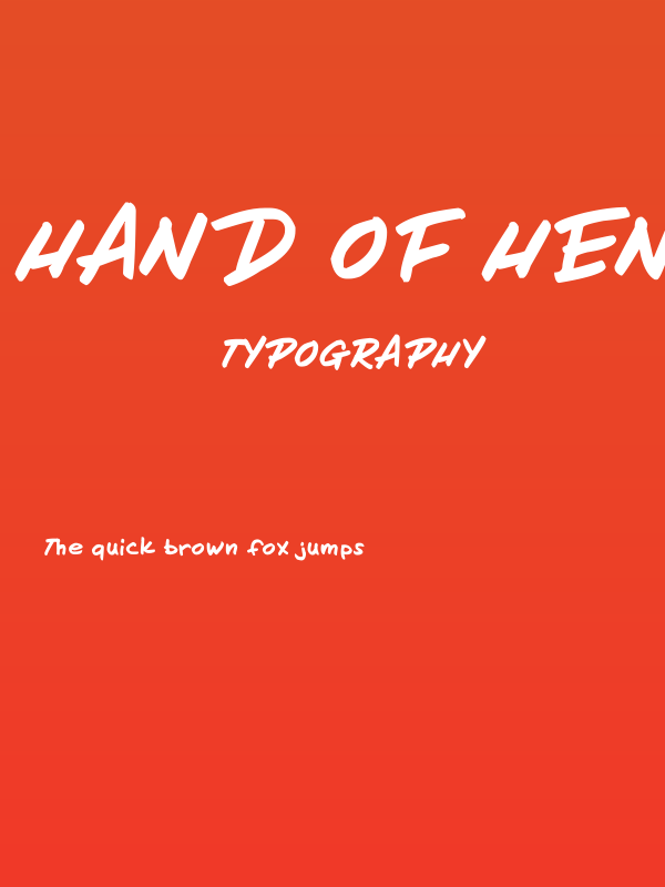 Hand of Henry Poster