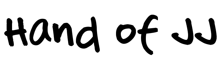 Hand of JJ Font