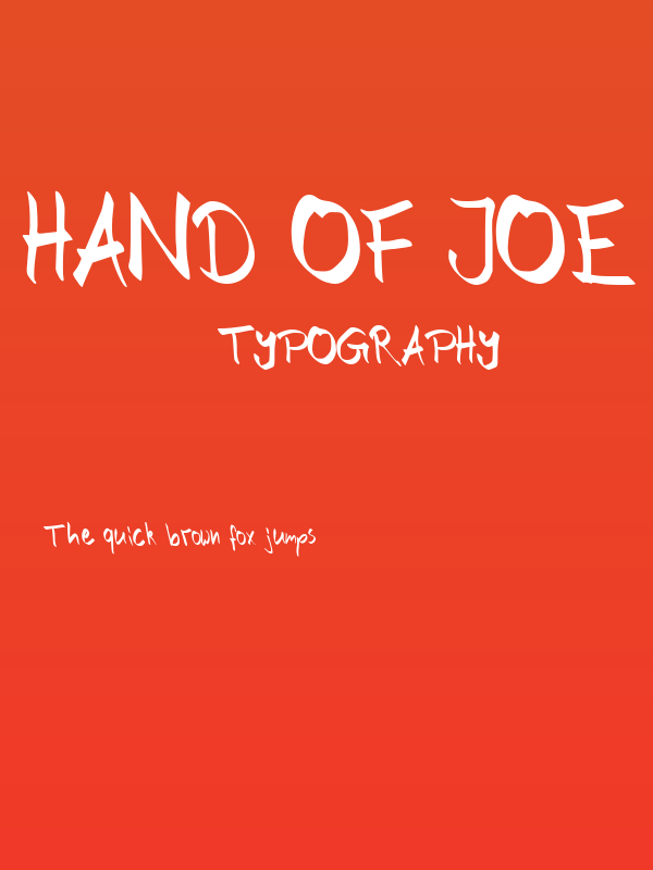 Hand of Joe Poster