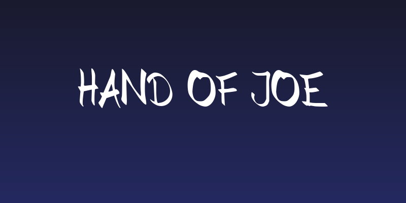 Hand of Joe Social Header