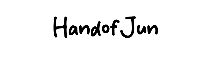 Hand of Jun  नि: शुल्क फ़ॉन्ट्स डाउनलोड