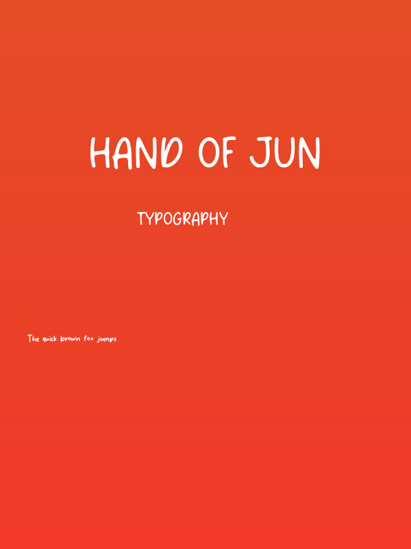 Hand of Jun Poster