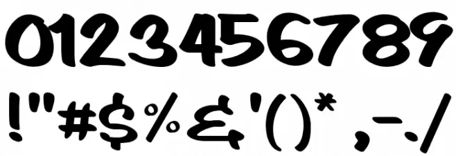 Hand of Rod Font OTHER CHARS