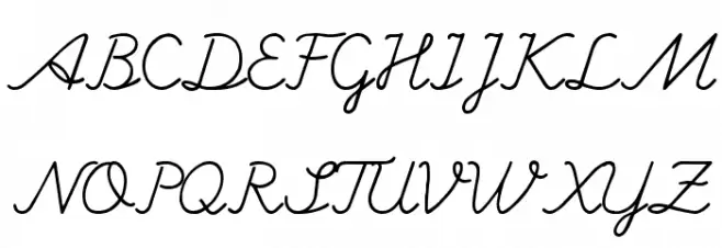 Hand writing Mutlu Polices MAJUSCULES