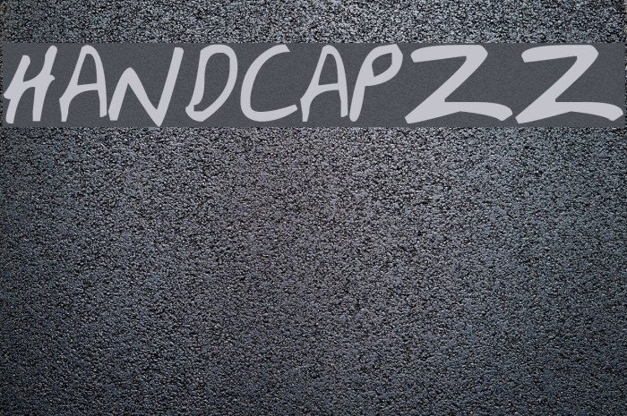 HandCapzz Шрифта examples