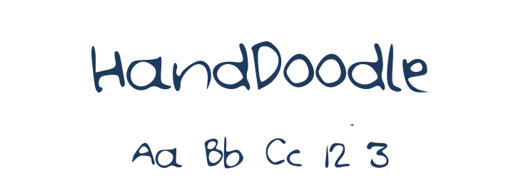 HandDoodle Font Preview