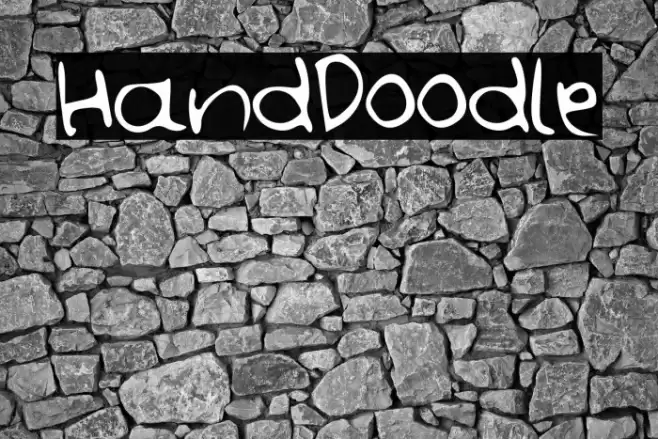 HandDoodle फ़ॉन्ट examples