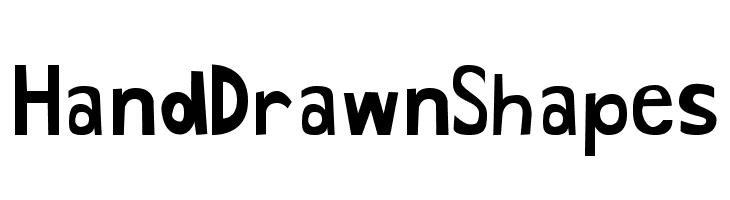 HandDrawnShapes Font