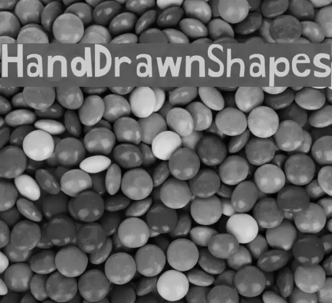 HandDrawnShapes Font examples