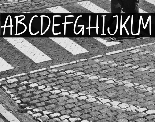 HandMarker Font examples