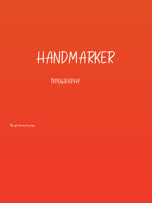 HandMarker Poster
