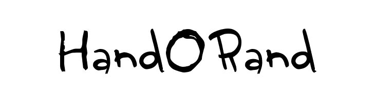 HandORand Schriftart