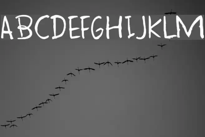 HandORand Schriftart examples
