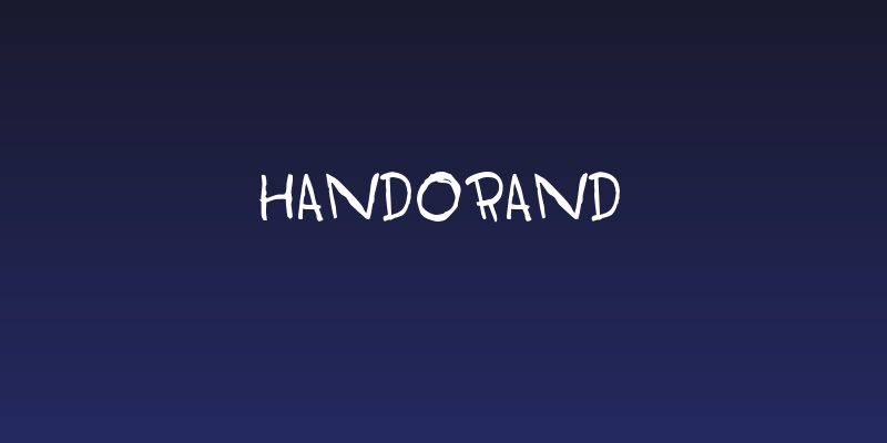 HandORand Social Header