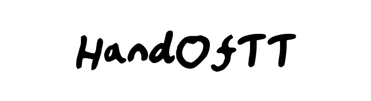 HandOfTT  Free Fonts Download