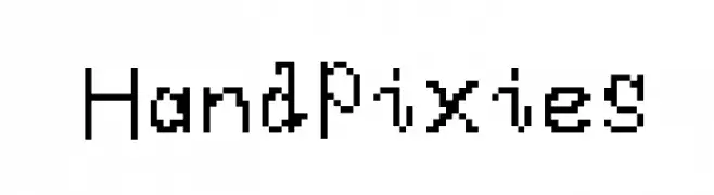 HandPixies  Fuentes Gratis Descargar