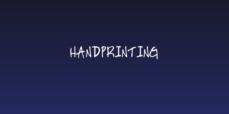 HandPrinting Social Header