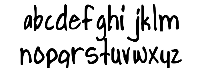 HandPrinting Шрифта строчной