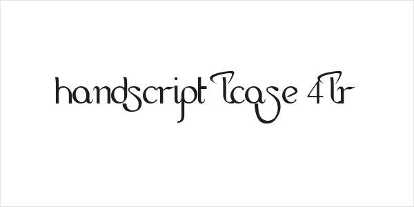 HandScript LCase 4LR Logo