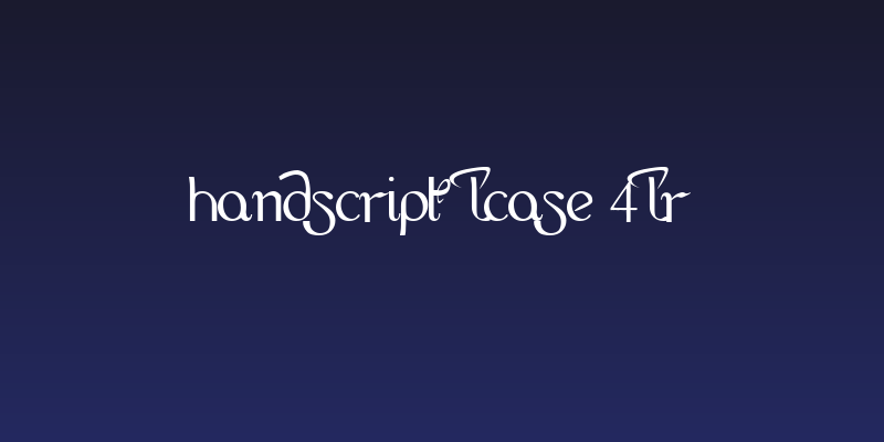 HandScript LCase 4LR Social Header