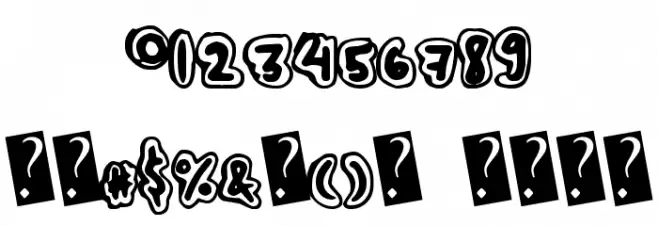 HandShadow Font OTHER CHARS