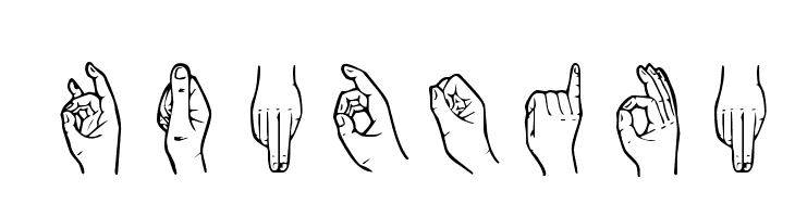 HandSign 字体