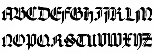 HandTextur Polices MAJUSCULES