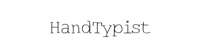 HandTypist  تنزيل الخطوط