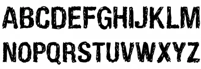 HandVetica Bold フォント 大文字