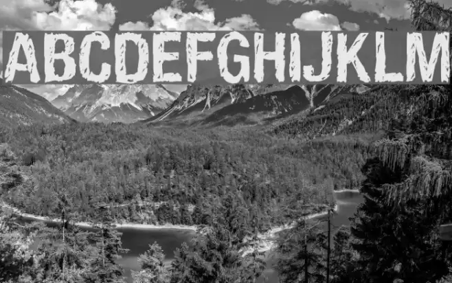 HandVetica Bold Font examples