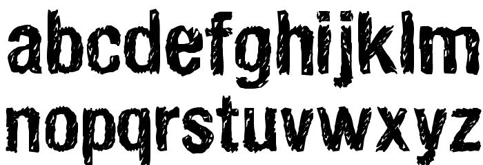 HandVetica Font LOWERCASE