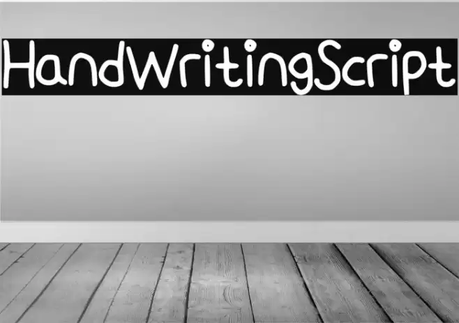 HandWritingScript Fuentes examples